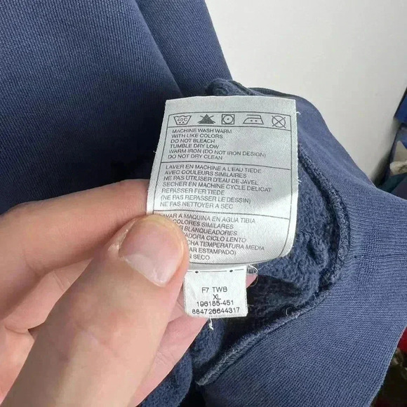 00s Nike Vintage Pullover Hoodie - Classic Style - Picture 8 of 8